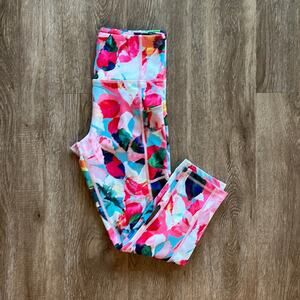 Zyia Active High Rise Floral Zipper Light N Tight